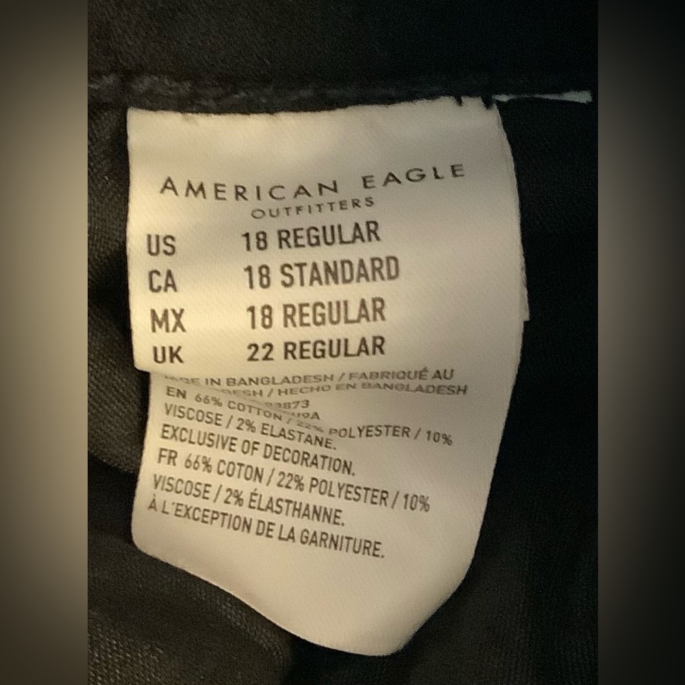 American Eagle Outfitters Black Skinny Jeans - Picture 4 of 4